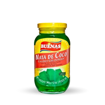 Nata De Coco In Green Syrup - Monika - 340 g