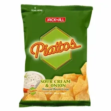 Hagymás-Tejfölös Piattos - Jack 'n Jill - 85 g