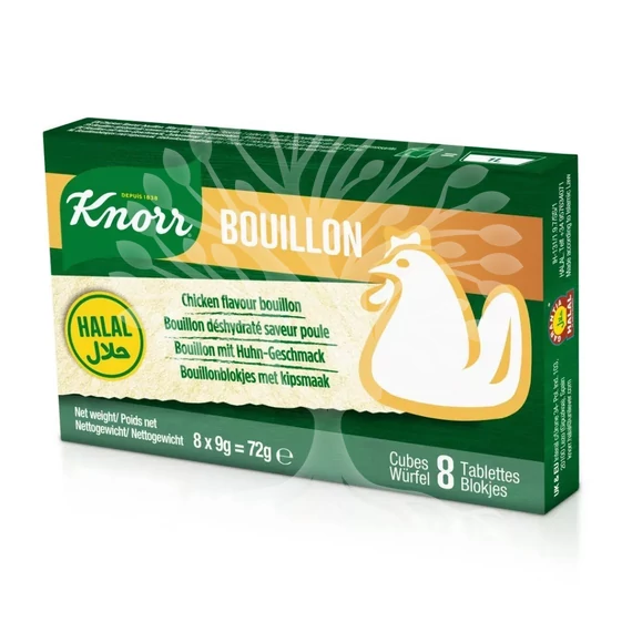 Csirke Bouillon Leveskocka - Knorr - 72 g