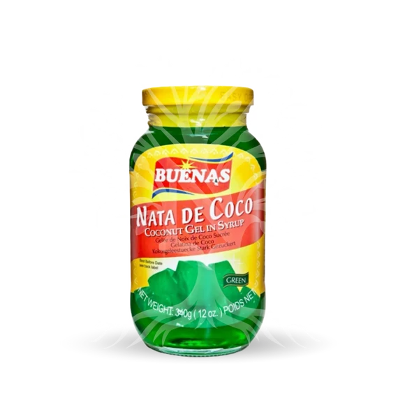 Nata De Coco In Green Syrup - Monika - 340 g