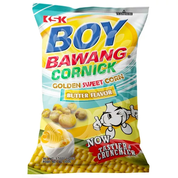 Vajas Kukorica Snack - Boy Bawang - 100 g