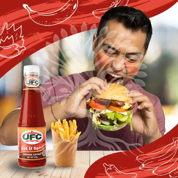 Csípős, Fűszeres Banán Szósz - UFC - 320 g