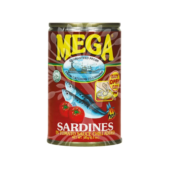 Szardínia Chilis Paradicsomszószban - Mega - 425 g
