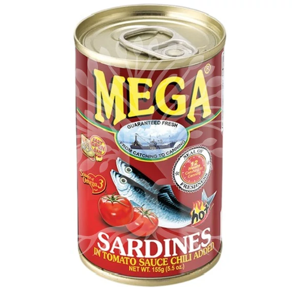 Szardínia Chilis Paradicsomszószban - Mega - 155 g