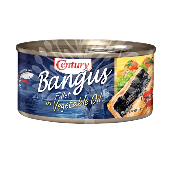 Bangus Filé Zöldségolajban - Century Tuna - 184 g